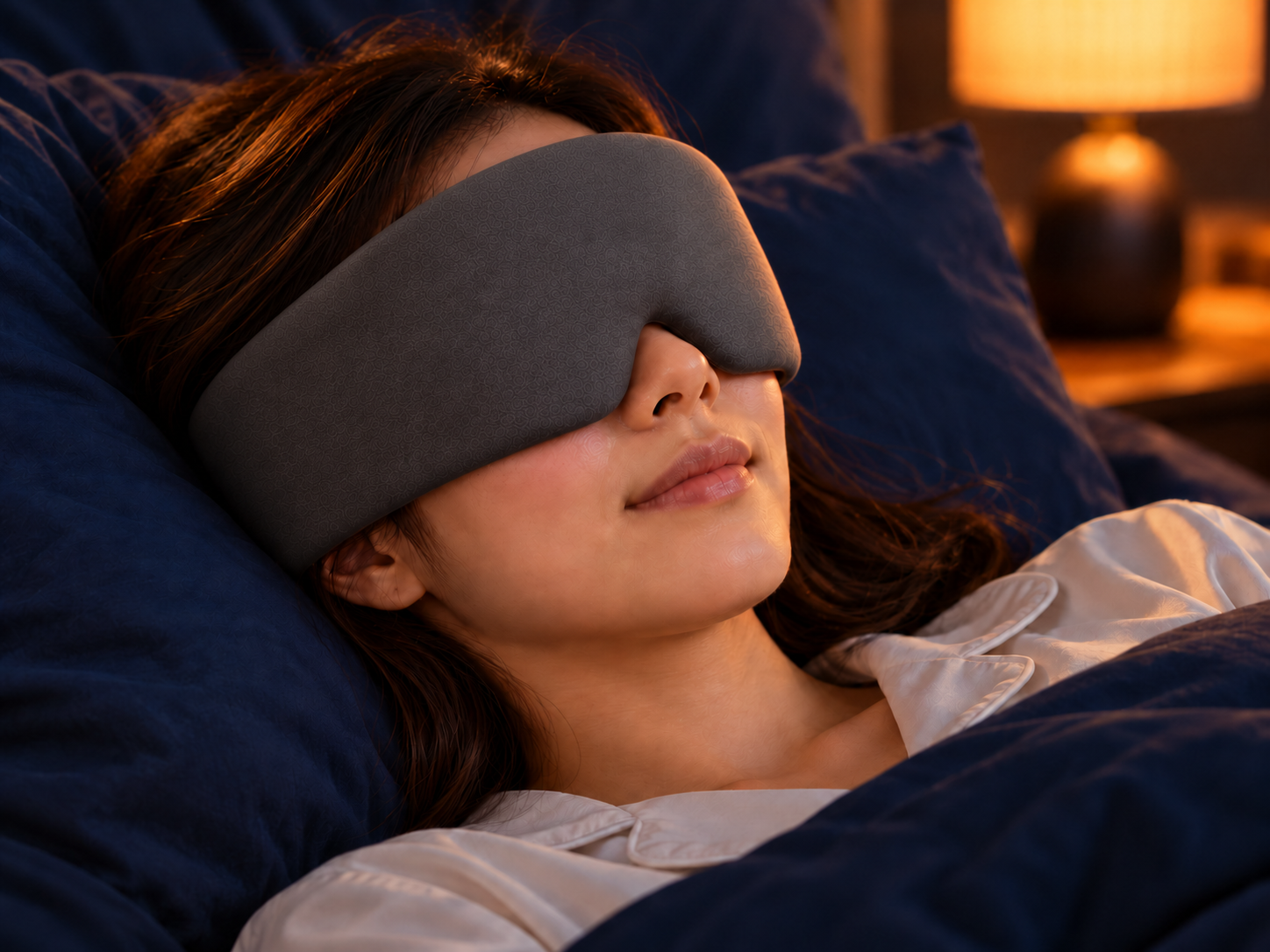 光を遮るEyeSleepの着用イメージ