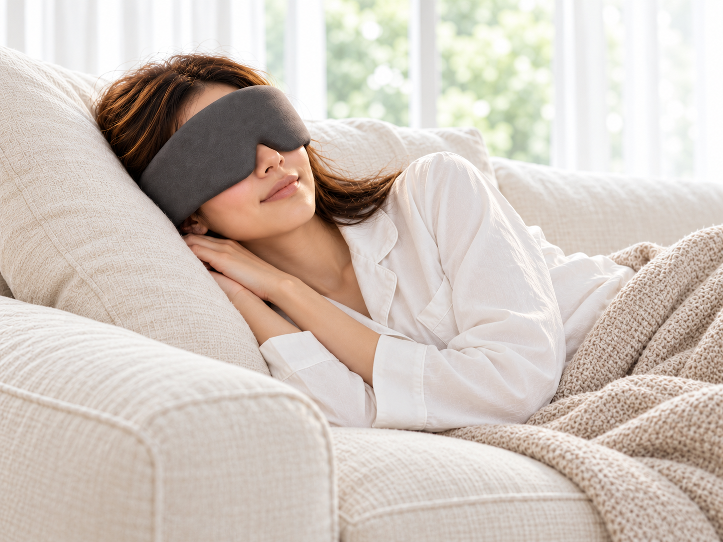 EyeSleepでひと休みする様子